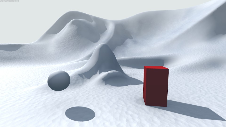 der On Shader Example: snow preview image 1